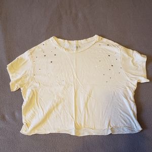 Pink (Victoria's Secret) Cropped Girlfriend Tee